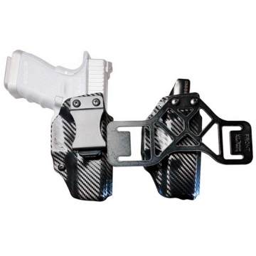 UM IWB/OWB Qualifier Holster for Springfield Hellcat with Viridian E Series Laser Sight